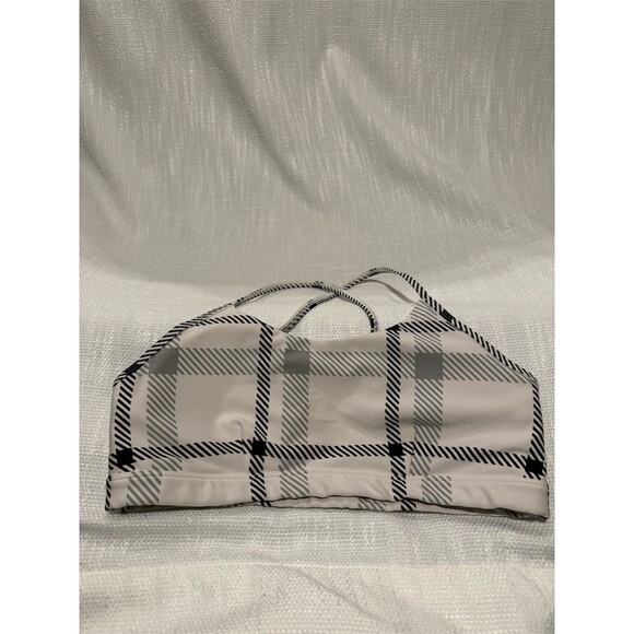 Alo Yoga Airlift Plaid 2pc Set Womens L High-Waisted Leggings + Bra - Picture 4 of 7